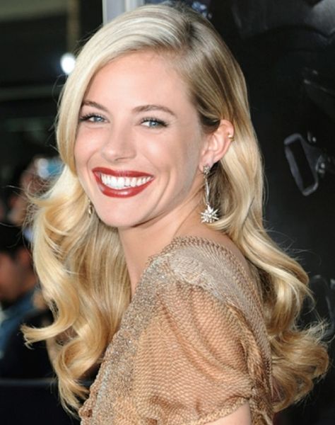 Bridal Hair Down, Blonde Updo, Side Part Hairstyles, Hollywood Hair, Glamorous Hair, Sienna Miller, Wedding Hair Down, Holiday Hairstyles, Long Blonde