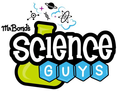 Mr. Bond's Science Guys Science Club Logo, Rain Experiment, Winter Science, Soil Erosion, Science Camp, School Assemblies, Science Club, School Field Trip, Science Guy