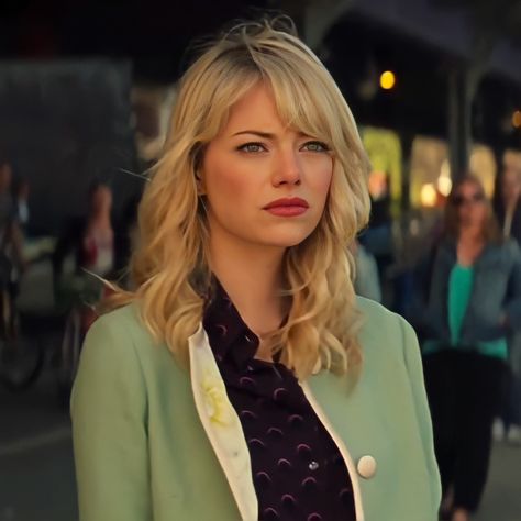 Gwen Stacy Live Action, Andrews Spiderman, Gwen Stacy Hair, Gwen Stacy Tasm, Film Suggestions, Journal Character, Gwen Stacy Icon, Emma Stone Gwen Stacy, Gwen Spiderman