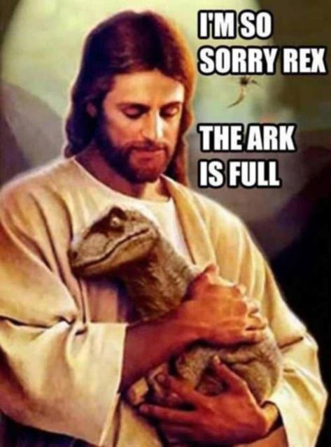 Best Dinosaur Memes of the Internet Dinosaur Meme, Jesus Meme, Atheist Humor, Funny Jesus, Atheist Quotes, Jesus Memes, Jesus Funny, Anti Religion, Dinosaur Funny