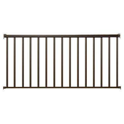 8 ft. x 36 in. Bronze Aluminum Baluster Railing Kit Outdoor Screen Panels, Steel Fence Panels, Deck Railing Systems, Aluminum Balusters, Wood Decks, Aluminum Handrail, Vinyl Railing, Interior Balcony, Wood Handrail