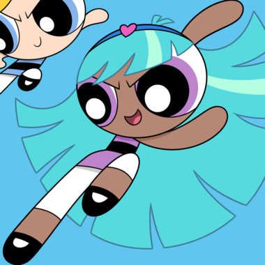 PowerPuff Girls Introduces a New, Fourth Sister Bliss Powerpuff Girl, Power Puff, The Powerpuff Girls, The Powerpuff, Powerpuff Girls, Cartoon Character, Cartoon Network, Hair, Blue