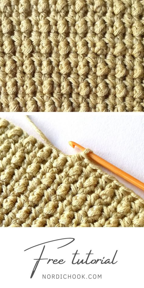 Mayberry Stitch Crochet, Tr Crochet Stitch, Beginner Crochet Stitches, Crochet Even Berry Stitch, Hdc Stitch Variations, 10mm Crochet Hook Pattern Blanket, How To Do Hdc Crochet Stitch, Advanced Crochet Stitches, Crochet Stitches Free