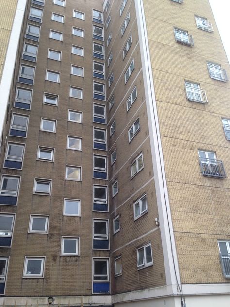 council flat in Cambridge Heath, East London. East London Aesthetic, Anti Aesthetic, Council Flat, Historical London, Falling Slowly, Council Estate, Lost Generation, Building Aesthetic, Chop Chop