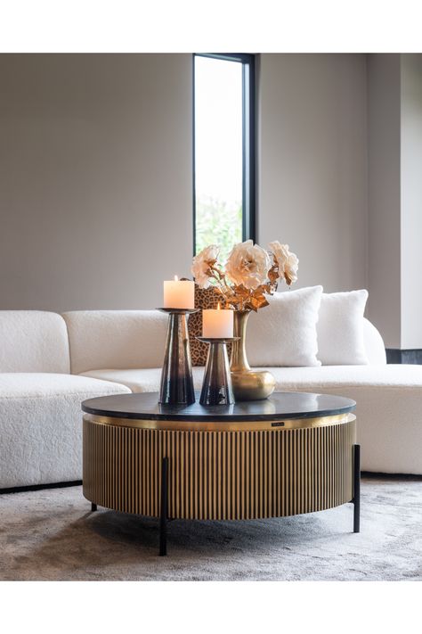 coffee table ideas,coffee table decor,coffee table design,coffee table styling,round coffee table Round Coffee Table Diy, Round Coffee Table Styling, Art Deco Decor, Gold Coffee Table, Coffee Table Styling, Bedroom Bedside Table, Richmond Interiors, Diy Coffee Table, Metal Coffee Table