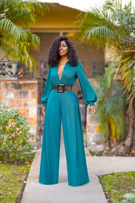 Jumpsuit Outfit Wedding, Gowns Designs, Classy Jumpsuit Outfits, Bohemian Maxi Dresses, Dress For Church, Jumpsuit Outfit Casual, Outfit Jumpsuit, Types Of Gowns, Classy Jumpsuit