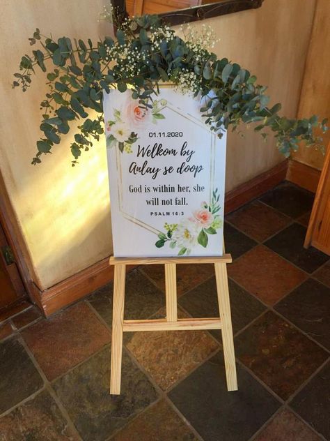 Christening welcome board Naming Ceremony Decoration, Cradle Ceremony, Welcome Boards, Naming Ceremony, Ceremony Decorations, Home Decor Kitchen, Christening, Baby Names, Welcome Sign