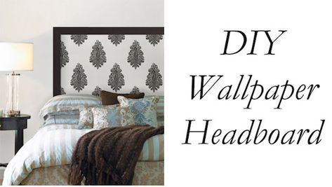 22 EASY & Creative DIY Headboard Ideas (That Won't Break The Bank!)  - Expert Home Tips Headboard With Wallpaper, Diy Fabric Headboard King, Diy Rustic Headboard Queen, Diy Headboard Rental Friendly, Make Your Own Headboard Fabric Covered, Chalkboard Headboard, Diy Tuffed Headboard King, Diy Headboard Ideas Easy, Headboard And Wallpaper