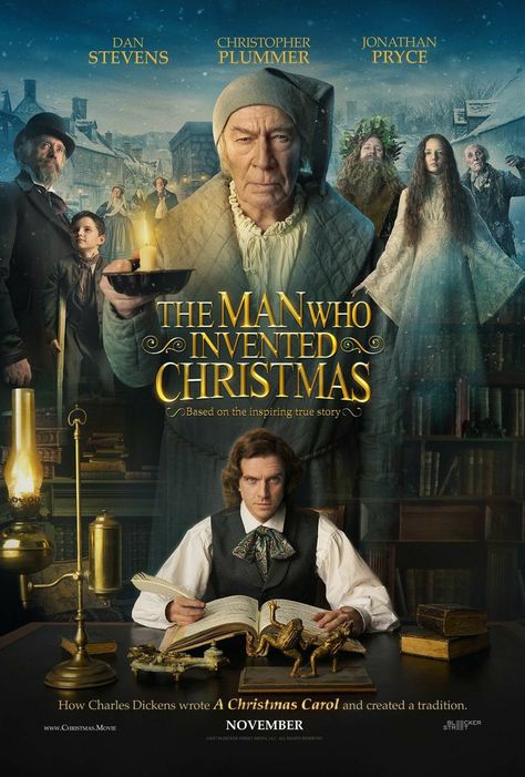 The Man Who Invented Christmas, Christmas Trailer, Tam Film, Christmas Films, Night Film, Christopher Plummer, Dan Stevens, رعب نفسي, Oliver Twist