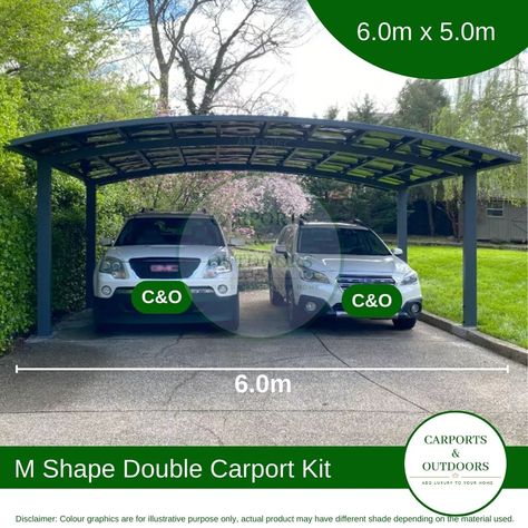 SALE! SALE! SALE! 🚗 Upgrade your space in style! Enjoy 15% OFF our M-Shape Double Carport + FREE delivery!! 🚗✨ For more information, you can email us or visit our website. 🌐 www.carportsandoutdoors.com.au 📩 info@carportsandoutdoors.com.au #carportsandoutdoors #carports #windowawnings #outdoordesign #patio #carportdeal #freedelivery #LimitedOffer Cantilever Carport, Aluminum Carport, Building A Carport, Canopy Roof, Carport Patio, Polycarbonate Sheet, Carport Kits, Car Shed, Carport Sheds