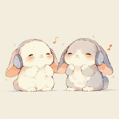 Images Kawaii, Bunny Drawing, Cat Hacks, Cute Kawaii Animals, Cute Animal Drawings Kawaii, Cute Doodles Drawings, Cute Kawaii Drawings, Cute Doodle Art, Cute Cartoon Drawings