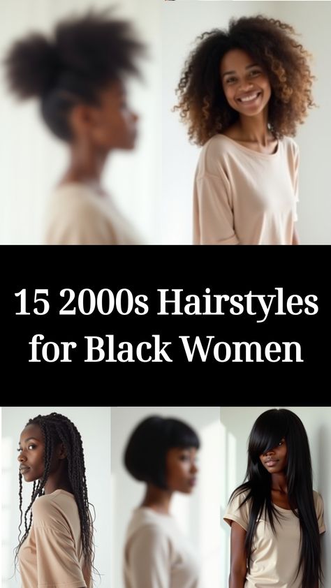 15 2000s Hairstyles for Black Women 2000s Hairstyles Black Women, Cornrow Hairstyles For School, Cornrows With Beads, 2000s Hairstyles, Grey Bob Hairstyles, 90’s Hairstyles, Hairstyles Black Women, Crimped Hair, Sleek Bob