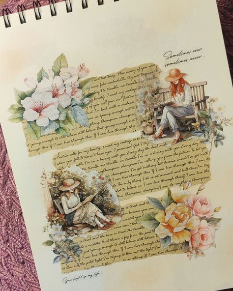 #scrapbooking #scrapbook #journal #journaling #vintage #vintagepapercrafts #creative #stickerart Vintage Card Ideas, Scrapbook Book Ideas, Vintage Junk Journal Ideas, Junk Scrapbook, Scrap Journal Ideas, Vintage Scrapbook Ideas, Vintage Journal Ideas, Scrapbook Journal Ideas, Creative Scrapbook Ideas