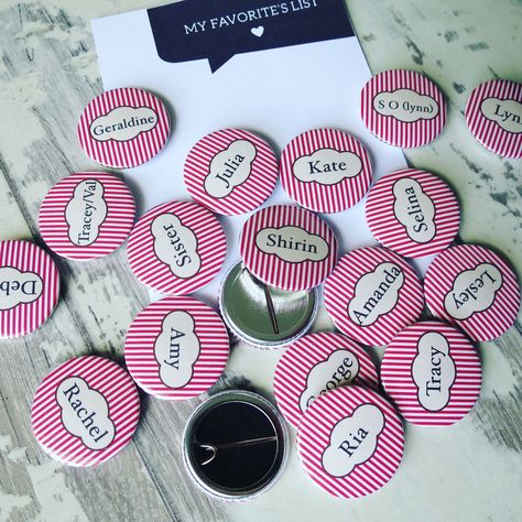 Hen Party Badges, Badge Ideas, Wedding Badges, Pink Names, Hen Night, Birthday Badge, Button Badges, Stag Party, Pin Game