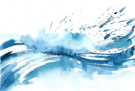 Waves, water, storm, splash, abstract, watercolour, ink, drawing, sketch, editorial illustration watercolour, product design illustration, illustrated waves, watercolour waves painting, great wave, impression Ocean Art Painting, Wave Drawing, Event Illustration, Breaking Waves, Women Illustration, Watercolor Wave, Water Tattoo, Water Abstract, Water Illustration