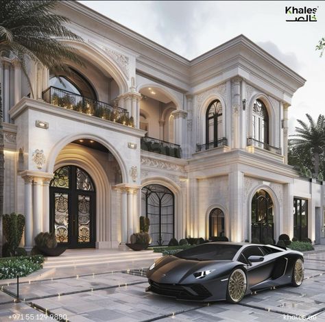 Phoenician Art, Dubai Design District, Dubai Design, Dubai Houses, Dubai Sharjah, Luxury Mansion, Luxury Houses Mansions, Marble Floors, Luxury Modern Homes