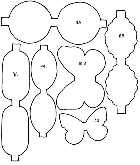 Hair Bow Templates Free, Bow Templates Printable Free, Bow Template Printable Free Pdf, Felt Bows Diy Templates, Svg Bows Free, Pinch Bow Template, Circuit Bow Template, Printable Hair Bow Template, Hair Bow Templates Free Printable Pdf