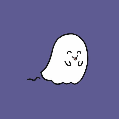 Cute Ghost Pfp, Ghost Pfp, Walpapers Cute, Draw Step By Step, Adobe Illustrator Design, Ghost Tattoo, Chibi Cat, Ghost Cartoon, Cute Bear Drawings