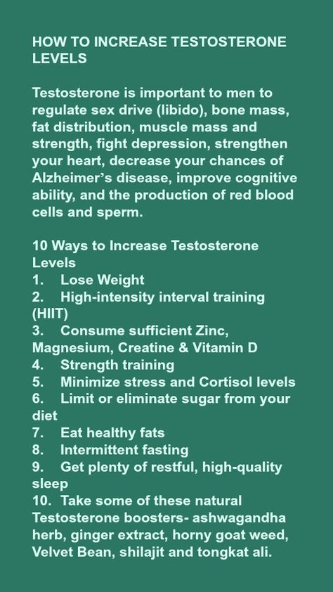 Ftm Workout, Ways To Increase Testosterone, Libido Boost For Men, Testosterone Boosting Foods, Libido Boost, Increase Testosterone Levels, High Testosterone, Boost Testosterone, Increase Testosterone