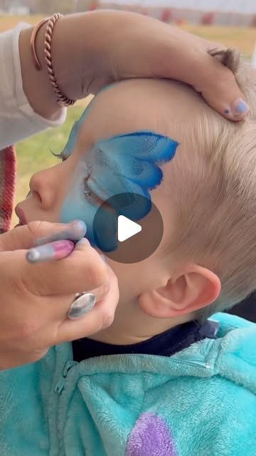 Face Painting on Instagram: "Watch this little guy transform with a vibrant blue butterfly face painting! 🦋✨ Perfect for kids’ parties or any fun event, this design brings a pop of color and a big smile to his face! 🎨 Want to learn how to create fun and fast designs like this? Our new face painting course is coming soon, teaching you all the pro tips and techniques! Stay tuned! 🎨✨ #FacePainting #BlueButterfly #KidsArt #CreativeFun #ThePaintedTurtle #FacePaintingCourse #learntofacepaint #facepainttutorial #facepaint #facepainter" Butterfly Face Painting, Butterfly Face Paint, Butterfly Face, Painting Courses, Facepaint, Fun Events, Vibrant Blue, New Face, Blue Butterfly