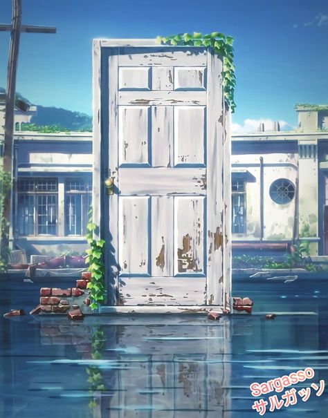 Boho Art Drawings, Dreamy Artwork, Best Anime Drawings, Open Door, 2d Art, Anime Character Drawing, Anime Scenery Wallpaper, Kawaii Art, Scenery Wallpaper