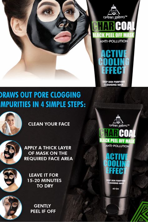 "Reveal Your Radiance with Charcoal Black Peel Off Mask! ✨ Say goodbye to impurities and hello to smooth, glowing skin with our detoxifying charcoal mask. Experience the deep pore-cleansing power of activated charcoal as it gently peels away dirt, oil, and blackheads, leaving your complexion refreshed and rejuvenated. ✨ #Skincare #Beauty #CharcoalMask #GlowingSkin" Diy Charcoal Face Mask, Charcoal Face Mask Aesthetic, Charcole Face Masks, Blackheads And Whiteheads, Black Peel Off Mask, Charcoal Peel Off Mask, Smooth Glowing Skin, Mask For Men, Charcoal Face Mask