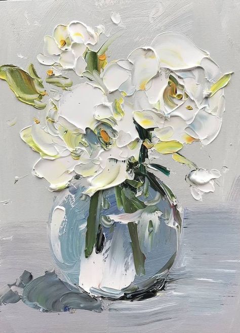 Neutral Flower Painting, Abstract Art Styles, Abstract Flower Art Acrylic, Abstract Flowers Painting, Minimalistic Painting Ideas, Bedroom Canvas Ideas, Canvas Art Painting Wall Decor, Abstract Painting Inspiration, White Flower Paintings