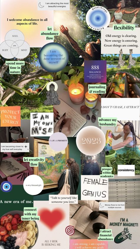 Daglig Motivation, Vision Board Collage, Vision Board Ideas, Vision Board Examples, Spiritual Wallpaper, Vision Board Wallpaper, Dream Vision Board, Vision Board Manifestation, Vision Board Inspiration