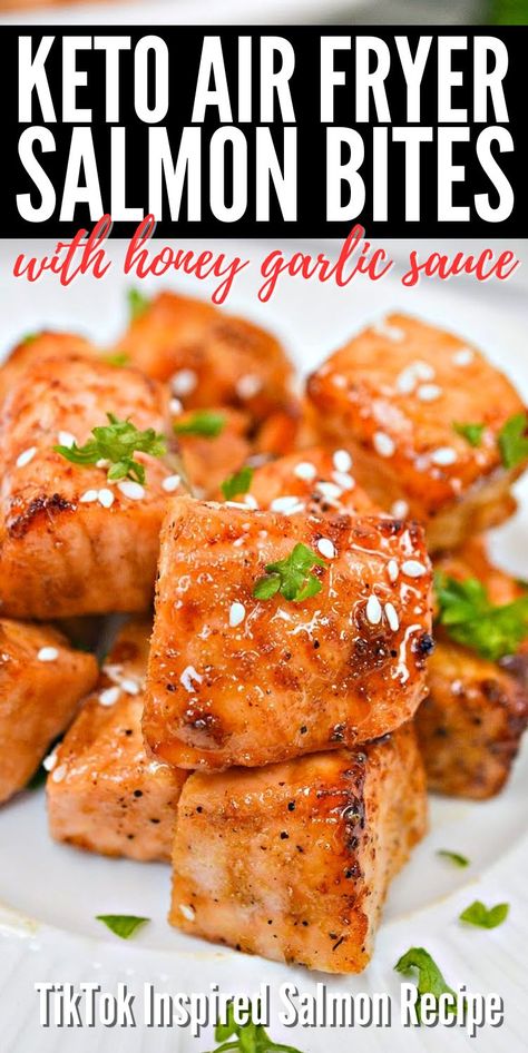 Air Fryer Spicy Hasselback Salmon, Salmon Bowls Healthy Easy Airfryer, Keto Recipes For Ninja Foodi, Easy Keto Salmon Recipes, Keto Recipes Side Dishes, Crab In Air Fryer, Keto Salmon Bites Air Fryer, Keto Salmon Air Fryer Recipes, Air Fryer Honey Garlic Salmon