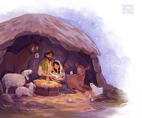 Progressive Christian, Jesus Christ Drawing, Jesus Birth, Jesus Drawings, Birth Of Jesus Christ, Bible Illustrations, Jesus Christ Art, Jesus Stories, Christian Pictures