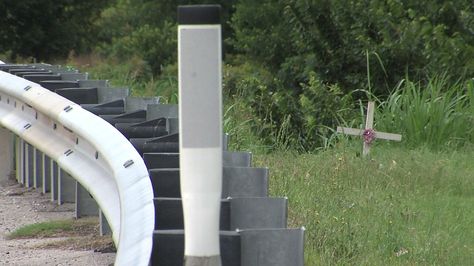 Crosses on the sides of roads are often created as makeshift memorial sites to mark the spot where a loved one died, but what you may not know is that most of those items are placed illegally. Roadside Memorial, The Spot, Siding, Road