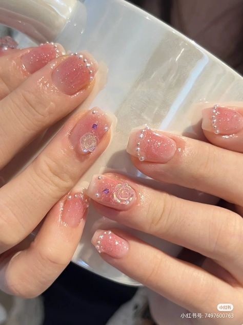 Stunning Short Square Nails for Summer 2024: Dominican Styles Korean Nail Art Spring, Square Nails For Summer, Nails For Summer, Makeup Nails Art, Wow Nails, Asian Nails, Hello Nails, Hippie Nails, Subtle Nails