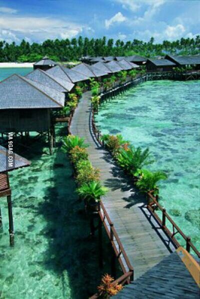 Sipadan Water Village, Mabul Island, Sabah, Malaysia. Port Dickson, Kuala Terengganu, George Town, Malaysia Travel, Kota Kinabalu, Ipoh, Destination Voyage, Dream Destinations, Places Around The World