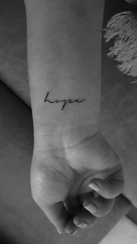 Hope Meaning Tattoos, Hide And Seek Tattoo, Tattoo Hope Symbol, Hope Tatoos Ideas, For The Hope Of It All Tattoo, Hope Tattoos For Women, Hope Tattoo Ideas, Hope Meaning, Hope Sign