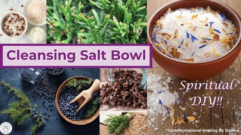 Did you know that adding a cleansing salt bowl to your home can not only energetically cleanse the area, but can spiritually protect it too? Salt Protection Bowl, Protection Salt Recipe, Eclectic Paganism, Protection Salt, Salt Bowl, Cleansing Powder, Laundry Stains, House Blessing, Green Magic