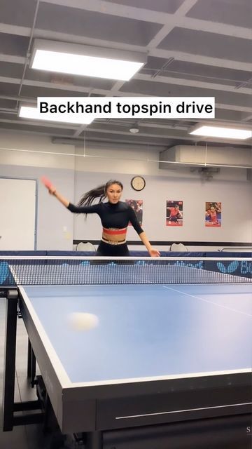 Soo Yeon Lee 이수연 on Instagram: "Backhand topspin drive vs backhand stroke🏓 Can you tell what the difference is? #pingpong #tabletennis #tutorial #howto #pingponggirl" Table Tennis, Ping Pong, Tennis, Drive, Canning, On Instagram, Instagram