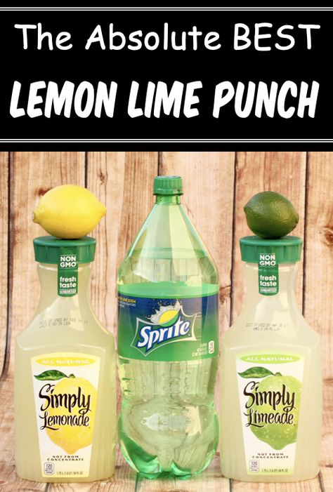 Lemon Lime Punch Recipe Clear Alcoholic Punch, Simply Lemonade Punch, Limeade Punch Nonalcoholic, Countrytime Lemonade Punch, Healthy Punch Recipe For Kids, Clear Punch Recipes Non Alcoholic, Lime Punch Recipe, Koolaid Punch Recipes, Punch Recipes With Sprite