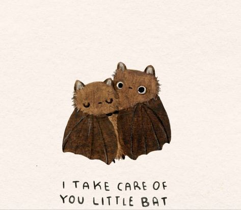 Bat Cute Drawing, Bats Drawing, Bat Illustration, Cute Bats, Lip Balms, Beard Care, Cute Illustration, Artsy Fartsy, Smell Good