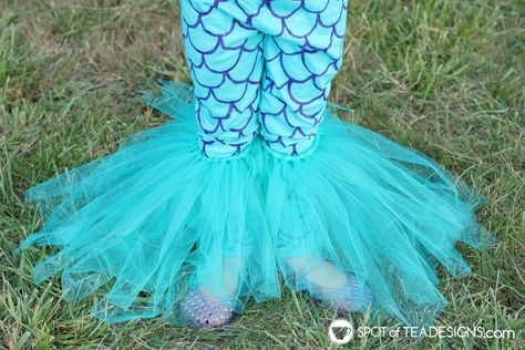 Mermaid Pants Costume, Mermaid Leggings Costume, Mermaid Costume Kids, Under The Sea Ideas, Tulle Costumes, Mermaid Halloween Costume, Mermaid Pants, Diy Mermaid Tail, Cuffs Diy