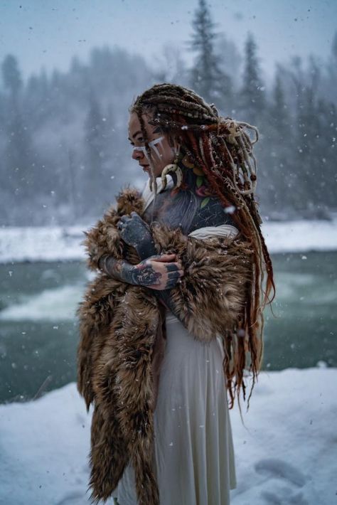 I am truly blessed in the ways of my clients they are unreal thank you for the support, such a beautiful human Female Dreads, Strega Fashion, Nature Witch, Viking Dress, Dreads Girl, Beautiful Dreadlocks, Beautiful Gray Hair, Beautiful Human, Viking Woman