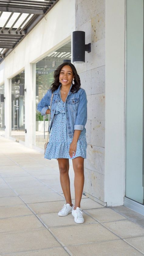 Trendy Thursday LinkUP   How to Wear a Dress with Sneakers Dressed With Sneakers, Dresses And Sneakers Outfit Black Women, Spring Dress With Sneakers, Dress And Sneakers Outfit Summer, Dresses With Sneakers, Switzerland Style, Aniston Hair, Sunday Brunch Outfit, Dress And Sneakers Outfit