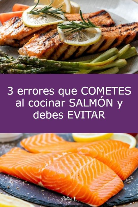 errores al cocinar salmon Salmon Recepies, Salmon Dinners, Party Entrees, Salad Recipes Healthy Lunch, Amazing Food Hacks, Salmon Dinner, Deli Food, Salmon Dishes, Quick Easy Dinner