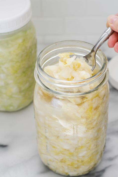 How to Make Sauerkraut | The Pioneer Woman Pickling Ideas, Sour Kraut, Canning Veggies, Meal Sides, Pickled Foods, Making Sauerkraut, Fermented Sauerkraut, Cabbage Juice, German Foods