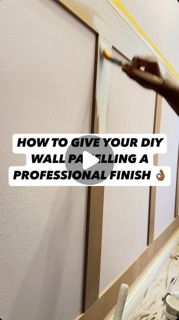 E Okodaso - Vee |Home Decor || DIY Home Projects || Gardening on Instagram: "🚀 PANELLING TIPS 🚀

If you are thinking of taking on a DIY wall paneling project and you are not sure how to get a professional finish look, then this reel is for you.

After you have installed your wall paneling strips or mouldings (please check out my other paneling reels on how to install different types of DIY wall paneling in your home) these are the following steps you need to take to get the perfect finish look:

1️⃣ Primer the paneling strips and/or mouldings using a suitable primer such as @zinsseruk B-I-N or 1-2-3 Primer Sealer.
2️⃣ Once the primer is dry use decorators caulk to seal between the panelling strip and the wall 
3️⃣ Wait for the decorators caulk to dry then paint the panelling strip, mould Diy Wall Paneling, Wall Paneling Diy, Hacks And Tips, Picture Frame Molding, Wall Panelling, Textured Wall, Diy Wall, Wall Paneling, Decor Diy