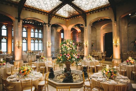 Hempstead House Wedding, Sands Point Preserve, photo by Edward Winter / READYLUCK, Andrew Pascoe Flowers Faerie Wedding, Hempstead House, Victorian Wedding Themes, Snow White Wedding, Rosecliff Mansion, Bridal March, Storybook Wedding, Vintage Wedding Theme, Long Island Wedding