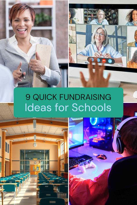 Explore 9 unique fundraising ideas for school counselors with this pin created using 4 eye-catching images. From esports tournaments to bake sales, these concepts will engage your school community while generating funds. Quick Fundraising Ideas, Essential For School, School Fundraising Ideas, Sports Fundraisers, School Fundraising, Charity Fund, Event Planning Checklist, Science Club, Online Campaign