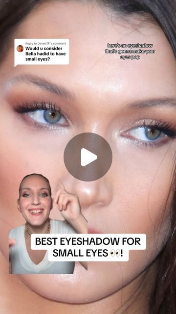 Almond Eye Makeup Tutorial, Eyeshadow For Small Eyes, Bobbi Brown Eyeshadow Stick, Mac Eyeshadow Looks, Mac Single Eyeshadow, Simple Eyeshadow Tutorial, Bobbi Brown Eyeshadow, Almond Eye Makeup, Small Eyes