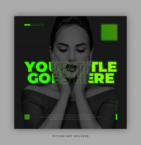 Neon glow in the dark instagram social media template with text effect | Premium Psd #Freepik #psd #banner #frame #sale #abstract Desain Merek, Catalogue Design, Desain Editorial, Sports Graphic Design, Social Media Design Inspiration, Graphic Design Layouts, Design Grafico, Neon Glow, Instagram Social Media