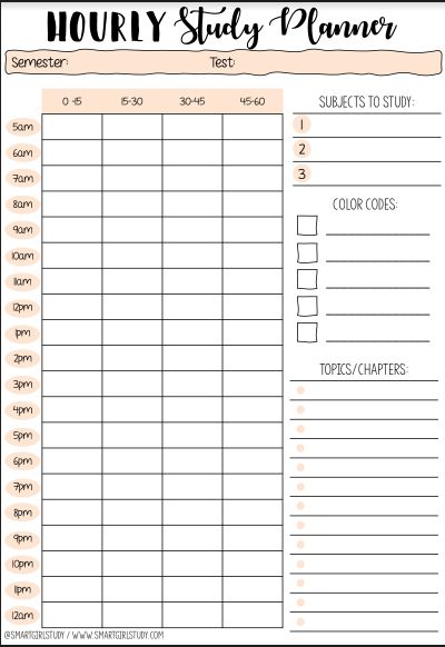 Daily Planner Printables Free Student, Free College Printables, College Planner Template, Study Tracker Free Printable, College Student Planner Printable Free, Study Timetable Template Free Printables, Student Planner Printable Free Templates, College Weekly Planner, Study Printables Free