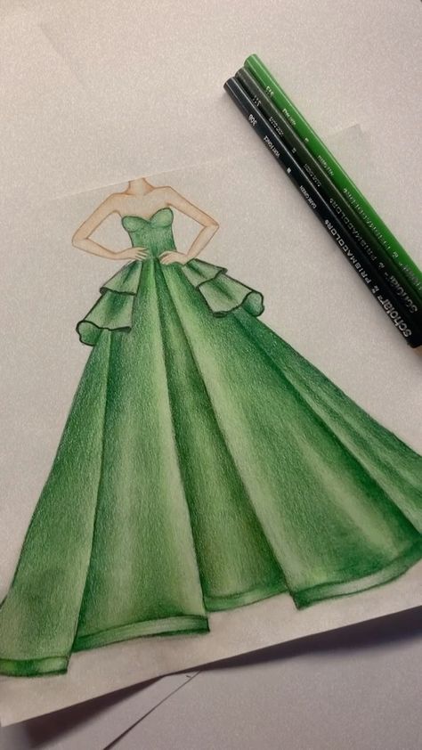 Fashion Designer Drawings Sketches, Gowns Dresses Drawing, Fashion Sketches Dresses Gowns, Illustration Dress Design, Fashion Designing Sketches, Fashion Drawing Dresses Sketches, Fashion Dresses Drawing, Dress Drawing Sketches, Dress Illustration Design